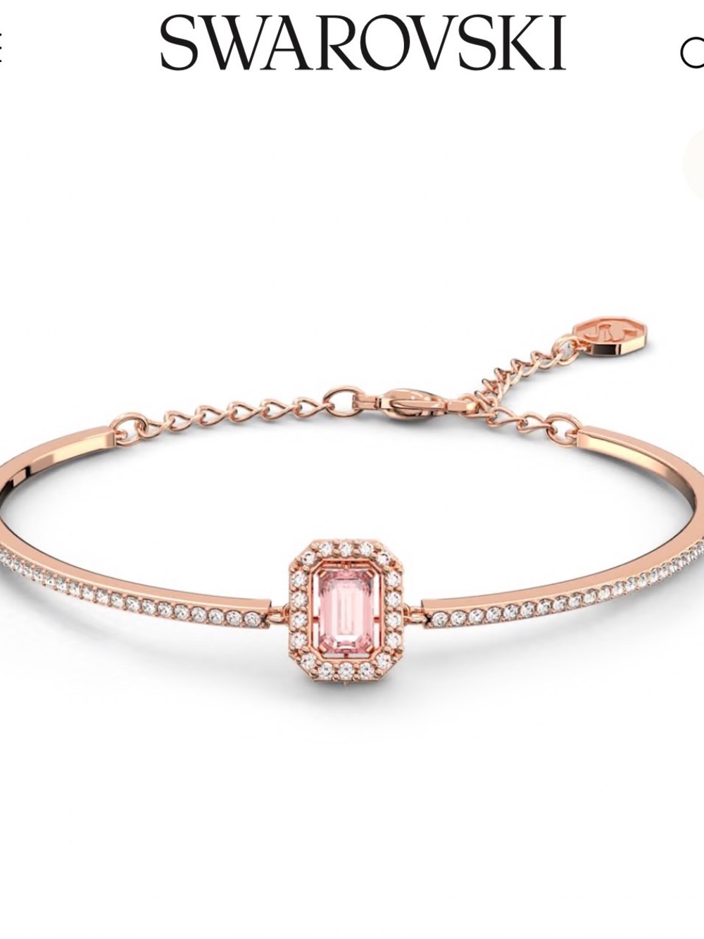 Swarovski Rose Gold Bracelet